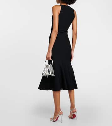 Abito midi con applicazione floreale | Roland Mouret