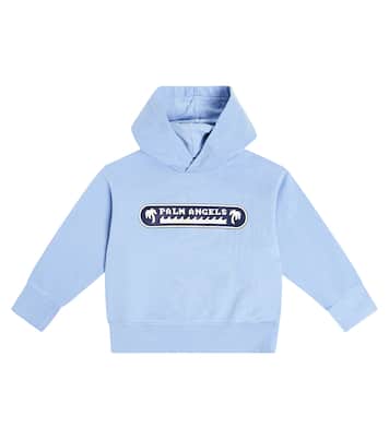 Sudadera con capucha de algodón con logo | Palm Angels Kids