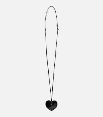 Le Coeur leather bag charm | Alaïa