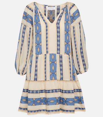 Kally printed cotton minidress | Velvet