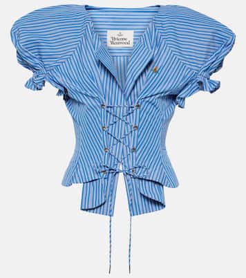 Top Kate in cotone a righe | Vivienne Westwood