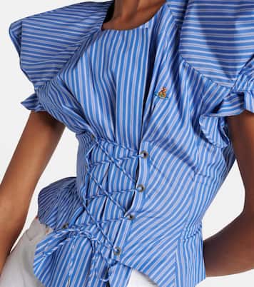 Top Kate in cotone a righe | Vivienne Westwood