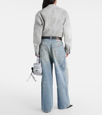 Cropped-Lederjacke | Acne Studios