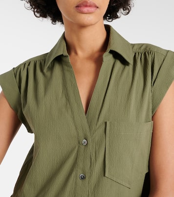 Trisha tiered cotton minidress | Veronica Beard