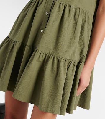 Trisha tiered cotton minidress | Veronica Beard