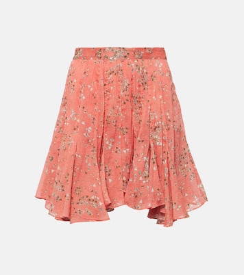 Minifalda Anael de algodón y seda floral | Isabel Marant
