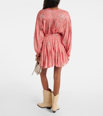 Minifalda Anael de algodón y seda floral | Isabel Marant