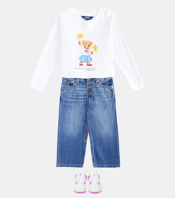 Jeans anchos cropped | Polo Ralph Lauren Kids