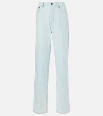 Jeans regular a vita bassa | Miu Miu