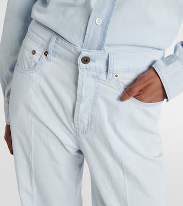 Jeans regular a vita bassa | Miu Miu