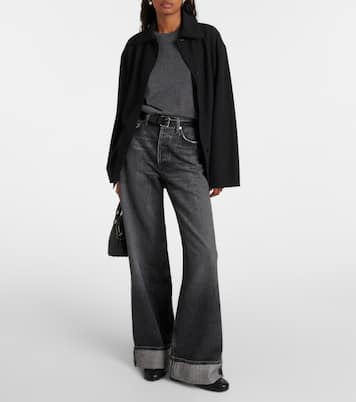 Dame high-rise wide-leg jeans | Agolde