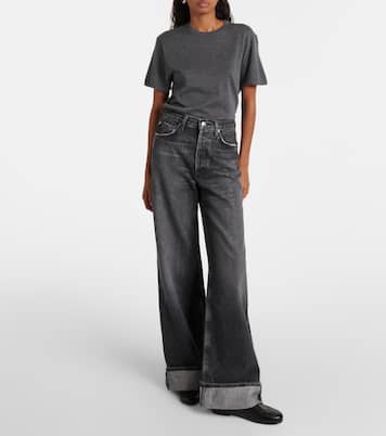 Dame high-rise wide-leg jeans | Agolde