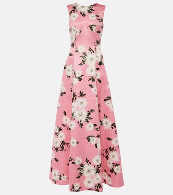 Robe longue Nodin à fleurs | Emilia Wickstead