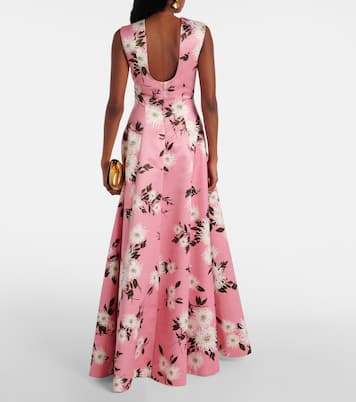 Robe longue Nodin à fleurs | Emilia Wickstead