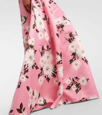 Robe longue Nodin à fleurs | Emilia Wickstead