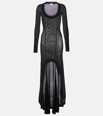Virgin wool maxi dress | Saint Laurent