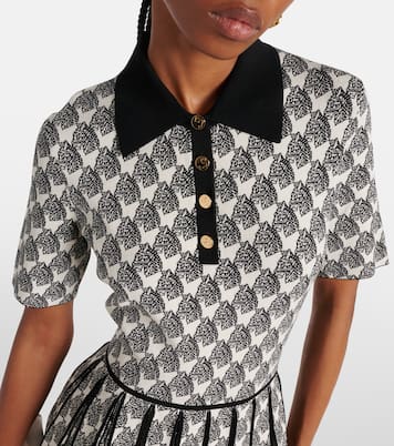 Nalfred jacquard polo dress | Tory Burch