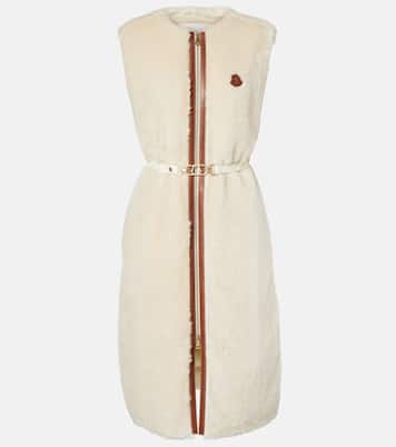 Piumino senza maniche Sorbier in shearling sintetico | Moncler