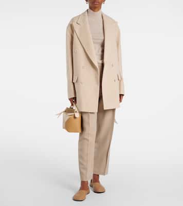 Blazer doppiopetto in lana e seta | Joseph