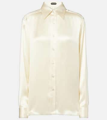Blusa de charmeuse de seda | Tom Ford