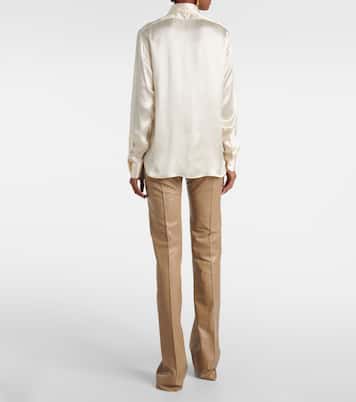 Blusa de charmeuse de seda | Tom Ford
