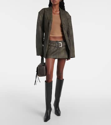 Kaya faux leather jacket | Aya Muse