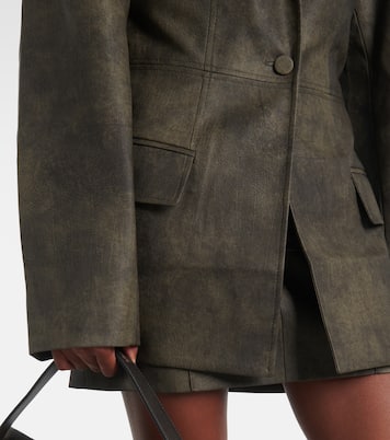 Kaya faux leather jacket | Aya Muse