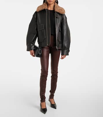 Pantalon Carolyn en cuir | Stouls