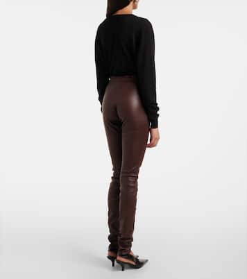 Pantalon Carolyn en cuir | Stouls
