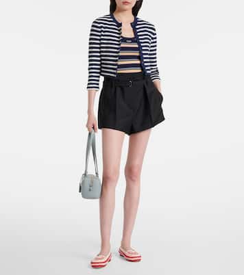 Ballerine in crochet a righe | Prada