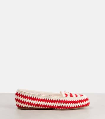 Ballerine in crochet a righe | Prada