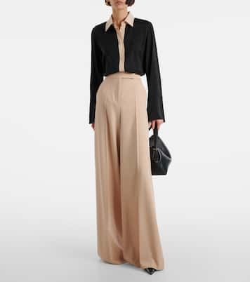 Pantaloni Pio in charmeuse di seta | Max Mara