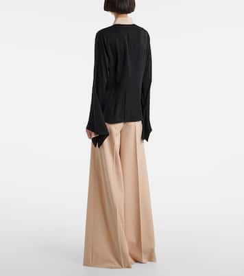 Pantaloni Pio in charmeuse di seta | Max Mara