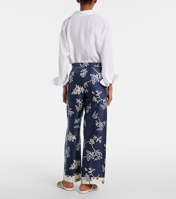 Pantaloni Cinzia a gamba larga in seta | 'S Max Mara