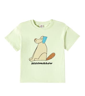 T-shirt in jersey di cotone con stampa | Jellymallow
