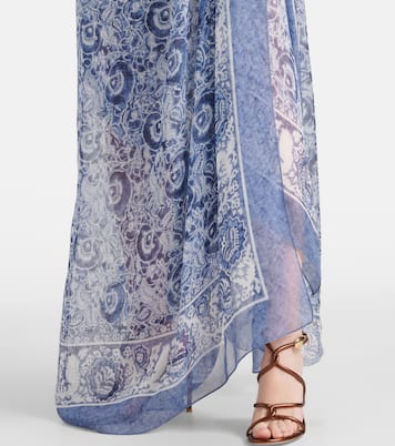 Abito midi Ivanna off-shoulder con  stampa a fiori | Ralph Lauren Collection