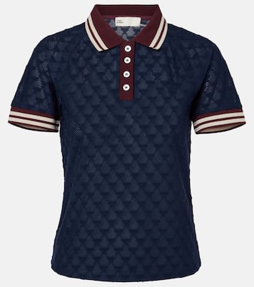 Polo en jacquard de coton | Tory Burch