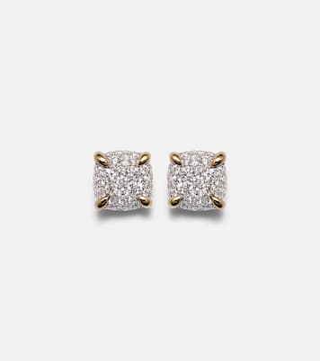 Orecchini Châtelaine® in oro 18kt con diamanti | David Yurman