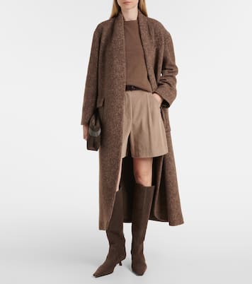 Stiefel Monili aus Veloursleder | Brunello Cucinelli