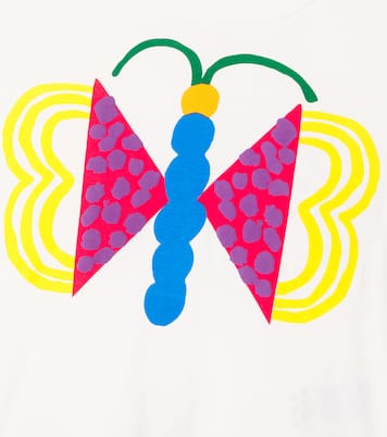 Silk Borboiris printed cotton top | Fábula
