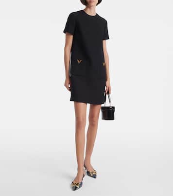 Slingback-Pumps VLogo Signature 40 mit Pailletten | Valentino Garavani