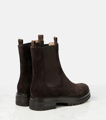 Bottines Chelsea Chester en daim  | Gianvito Rossi