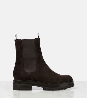Bottines Chelsea Chester en daim  | Gianvito Rossi