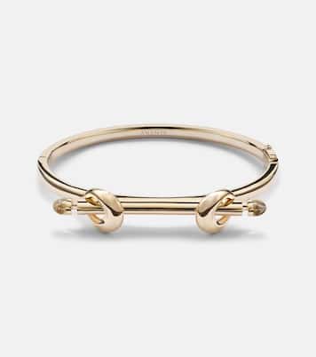 Chakra 18kt gold bracelet with diamonds and quartz | Ananya
