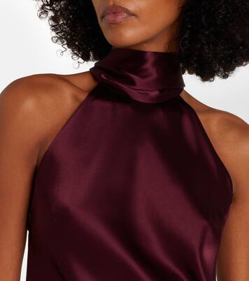 Sienna satin top | Galvan