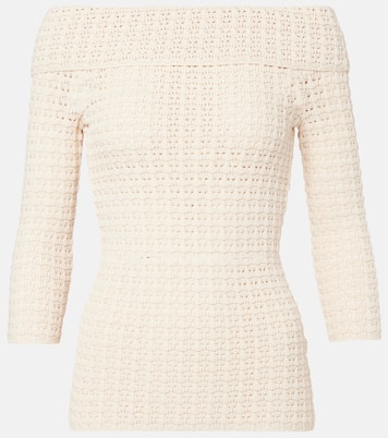 Off-Shoulder-Top Dermottega aus Häkelstrick | Isabel Marant
