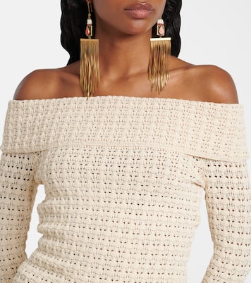 Off-Shoulder-Top Dermottega aus Häkelstrick | Isabel Marant