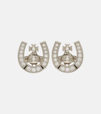 Boucles d’oreilles Mare en argent sterling à ornements | Vivienne Westwood