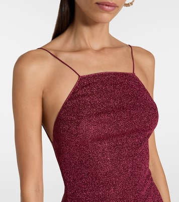 Robe midi Lumière à plumes | Oséree
