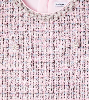 Kleid aus Bouclé | Self-Portrait Kids